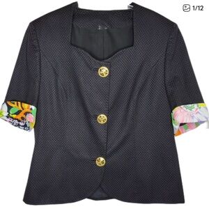🔥 Gianni Versace GV Versatile Vintage Blazer | Rare Italian Baroque Buttons